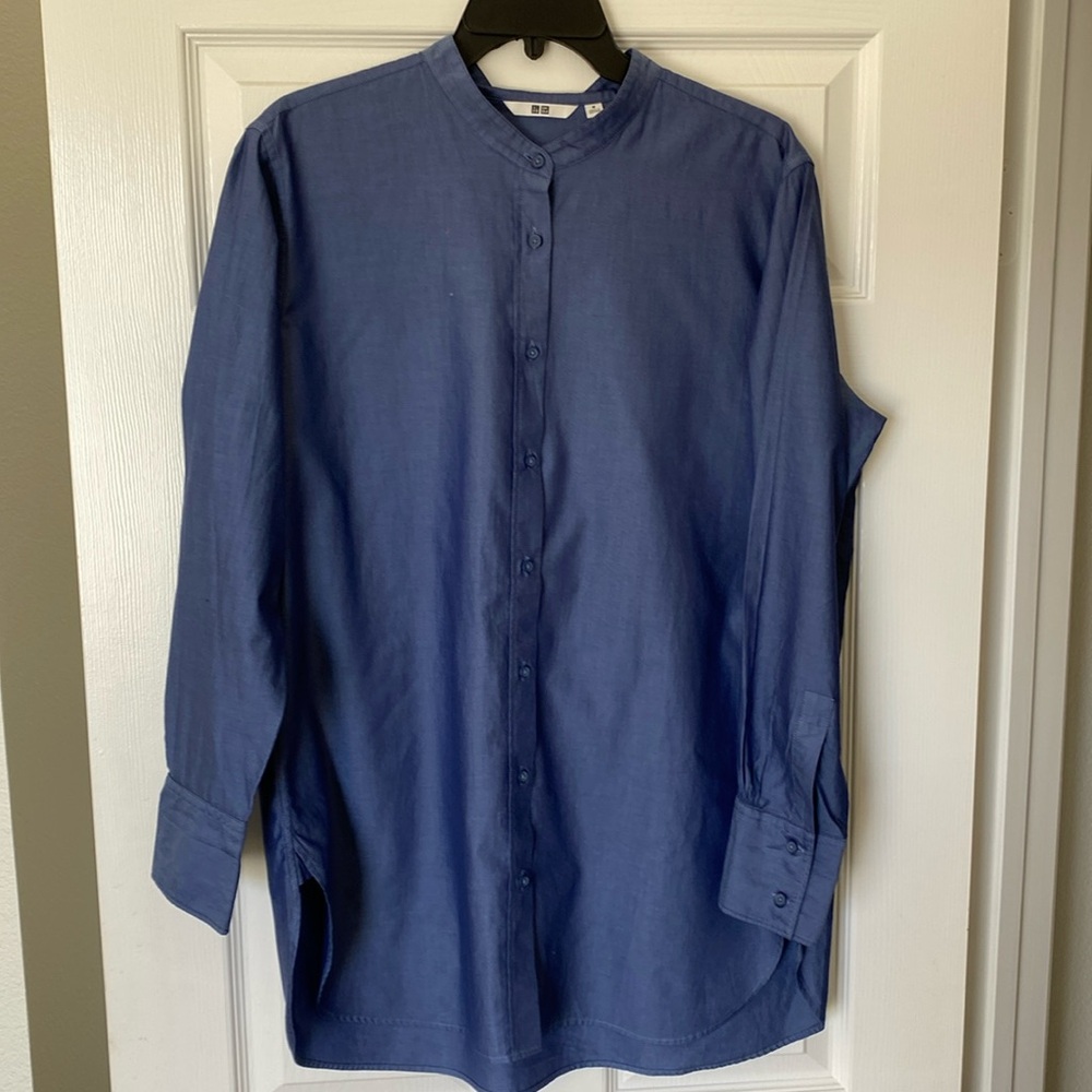 In excellent condition size M UNIQLO top/ tunic washable cotton.